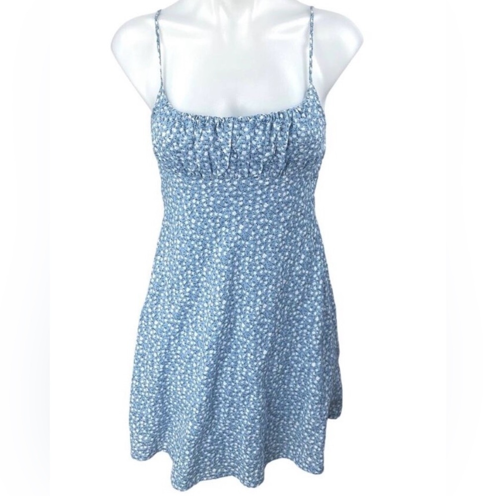 Princess Polly Blue Floral Mini Dress